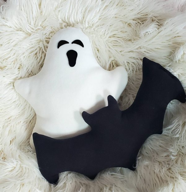 Bat pillow, bat plushie, Halloween bat pillow, Halloween bat decor, fun Halloween decor, cute bat decor, cute bat pillow, cute bat plushie