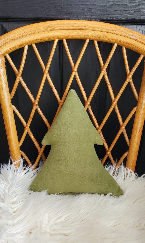 Evergreen Tree pillow plush, Christmas Tree pillow, Christmas Tree décor, Tree shaped pillow, lake house cabin pillow